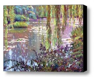 Thank you to an Art Collector in Long Beach CA  for buying Homage to Monet print on canvas